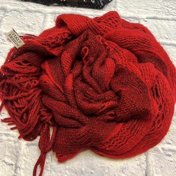 Italy Design scarf red - Picture 9 of 10